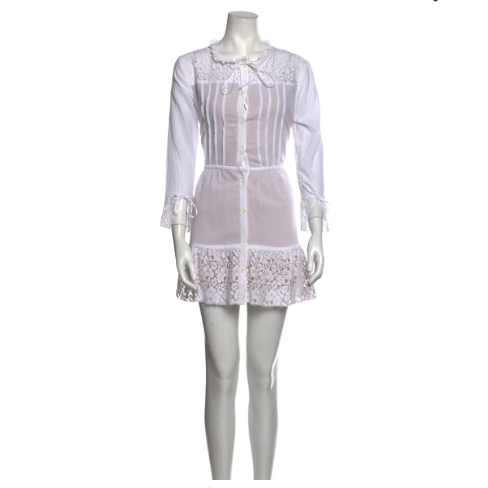 For Love and Lemons White lined dress NWT size large.